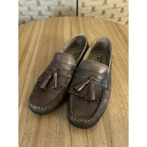 Dockers Brown Leather Loafers Shoes Tassels Men's‎ 8.5 M